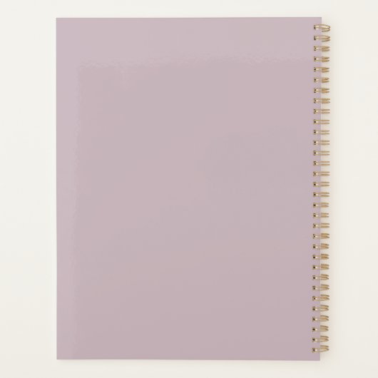 Monographie de script, violet moderne (Dos)