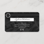 Monographie de type carte de crédit Silver Diamond (Dos)