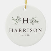 Monographie de vacances rustique ornement marié (Devant)