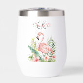 Monographie d'été tropicale rose flamingo (Avant)