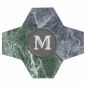 Monographie en marbre deux couleurs - Choisissez v (Plat)