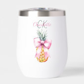 Monographie estivale tropicale d'ananas à arc rose (Avant)