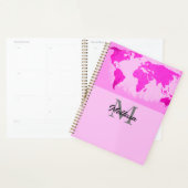 Monographie Monogrammes Voyageur Blush Pink Purple (Devant avec enveloppe)