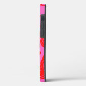 Monographie rose moderne Coque-Mate coque iphone (Verso / Gauche)