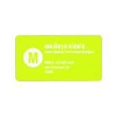 MONOGRAS ÉTIQUETTE D'ENTREPRISE (Devant)