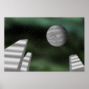 Monolieten en reuzenplaneten. poster
