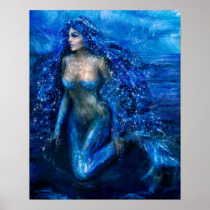 monolight mermaid 28 x 24 waarde poster