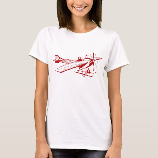 Monoplane - Ruby Red T-shirt (Voorkant)