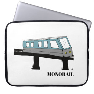 Monorail trein laptop hoesje computer sleeve