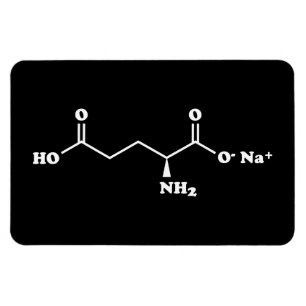 Monosodium Chemische Formule van de Molecule van Magneet