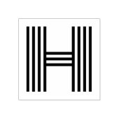 Monoton Letter H Rubber Stamp Rubberstempel (Afrduk)