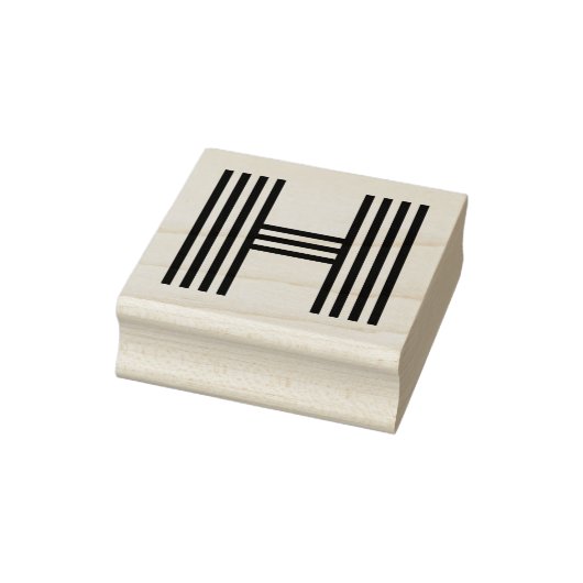Monoton Letter H Rubber Stamp Rubberstempel (Stempel)