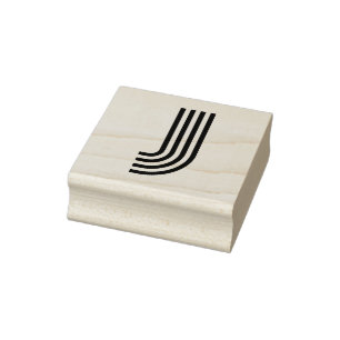 Monoton Letter J Rubber Stamp Rubberstempel