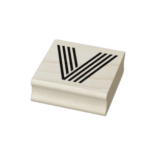 Monoton Letter V Rubber Stempel