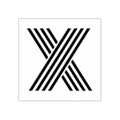 Monoton Letter X Rubber Stamp Rubberstempel (Afrduk)
