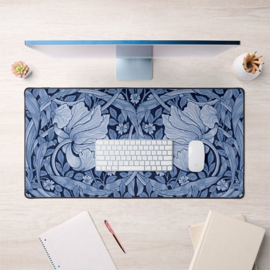 Monotone bleu Pimpernel, William Morris (Bureau 1)