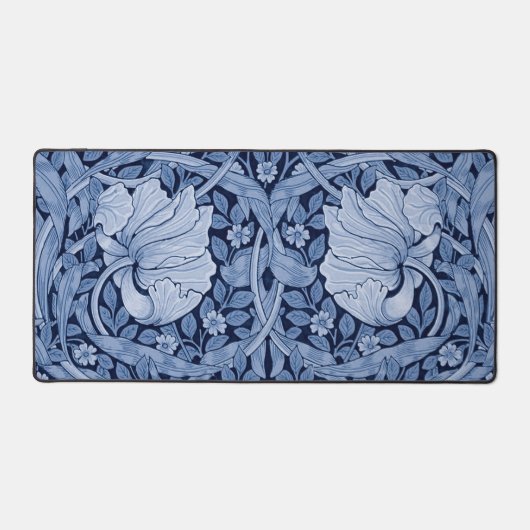 Monotone bleu Pimpernel, William Morris (Recto)