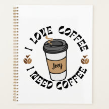 MONOTONE IK HOU VAN KOFFIE IK HEB KOFFIE NODIG