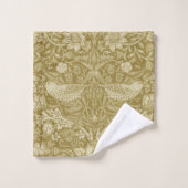 Monotone Thief fraise, William Morris Bath Tow (Gant de toilette)