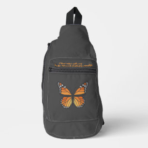 Monovlinder vlinder sling bag