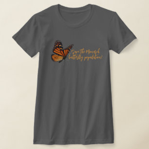 Monovlinder vlinder t-shirt