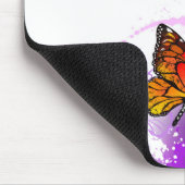 Monovlinderkevers op paarse achtergrond muismat (Hoek)