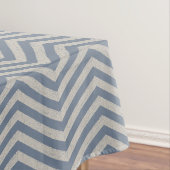 MonoZag Slate Blue Tafelkleed (Voorbeeld)