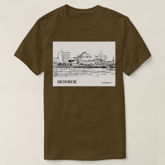 Monroe Louisiana TShirt - 2 (Design devant)