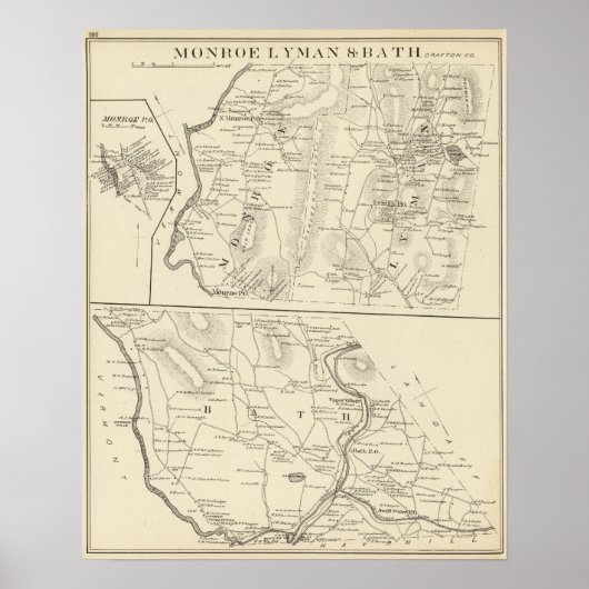 Monroe, Lyman, Bath Poster (Voorkant)