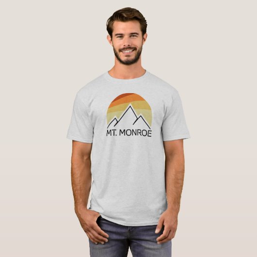 Monroe New Hampshire Retro T-shirt (Voorkant volledig)