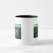 Monroe Street Bridge en Herfsten op Spokane River Mok (Midden)