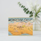Monrovia Californië Briefkaart (Staand voorkant)