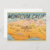 Monrovia Californië Briefkaart (Voorkant / Achterkant)