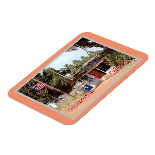 Monrovia - Liberia - Magneet (Linkerzijde)