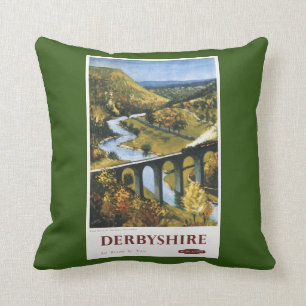Monsal Dale, Trein en Viaduct British Rail Kussen