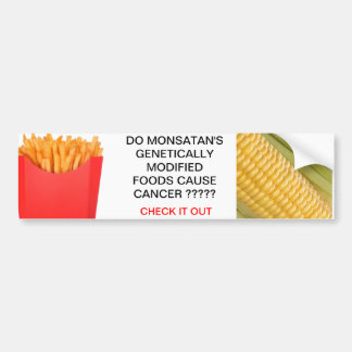 MONSANTO BUMPERSTICKER