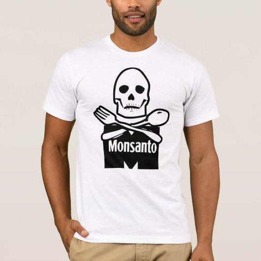 Monsanto veut dire le T-shirt de la mort (Devant)