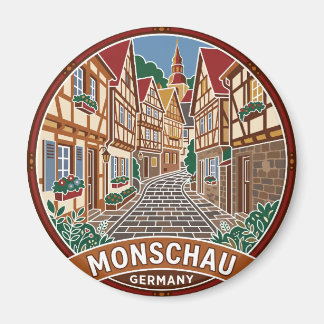 Monschau Oude Stad Steeg Duitsland Magneet