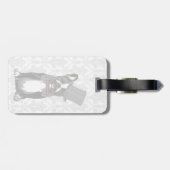 Monsieur Bulldog Bagagelabel (Achterkant horizontaal)