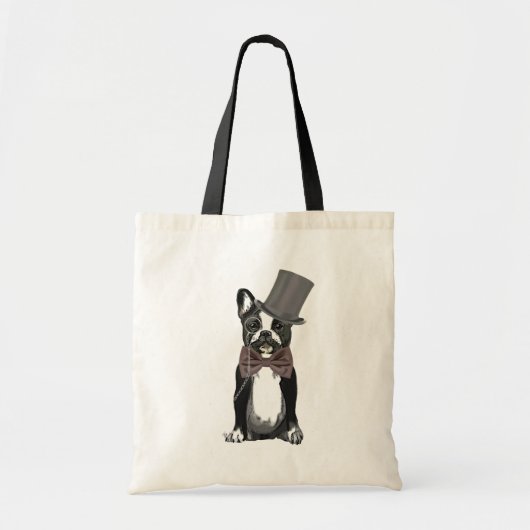 Monsieur Bulldog Tote Bag (Voorkant)