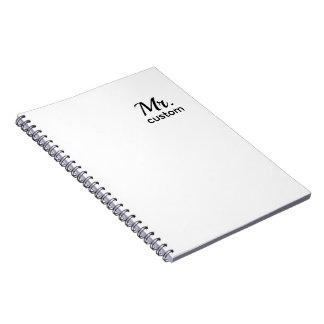 Monsieur Cahier personnalisé – Cahier photo à spir