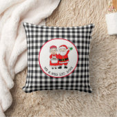 Monsieur et Madame Claus Coussin personnalisé (Couverture)