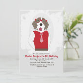 Monsieur Frederick Dog Invitation (Debout devant)