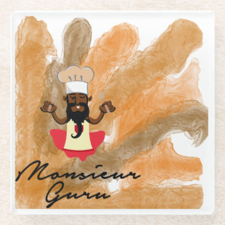 Monsieur Guru Glazen Onderzetter