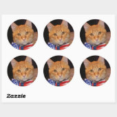 Monsieur le Président aime les autocollants ! (Feuille)