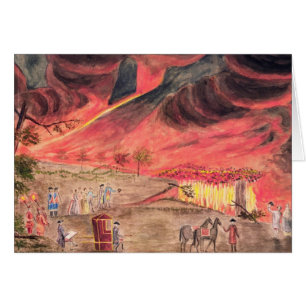 Monsieur William Hamilton étudiant l'éruption