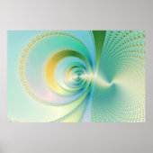 Monsoon - Fractaal Poster (Voorkant)