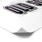 Monsta Flush Dinosaur Basketball Poster (Hoek)