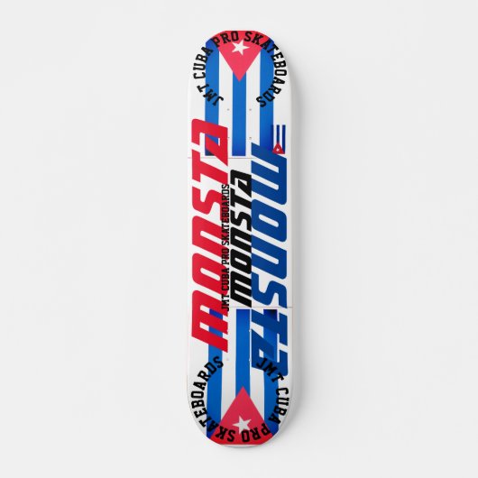 MONSTA ! JMT CUBA Deck de skateboard 7 3/4" (Devant)