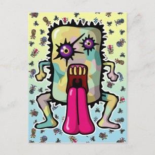 monster6 briefkaart